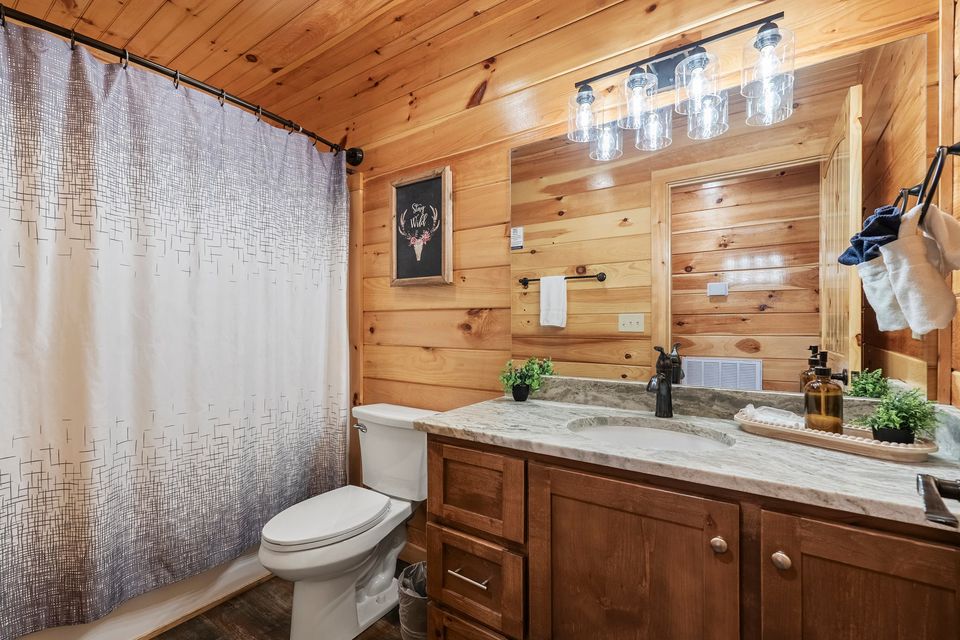 Bathroom with double vanity