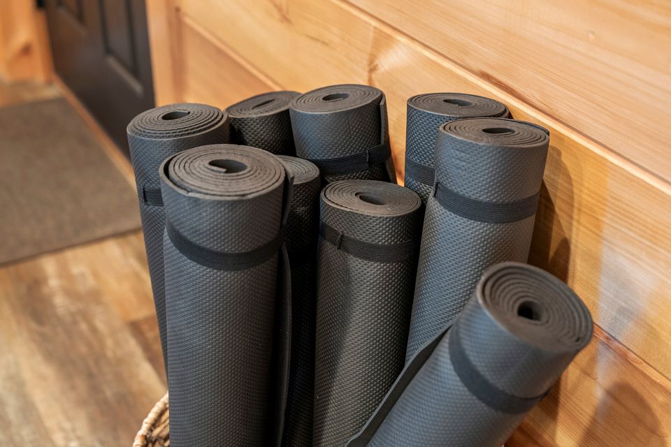 Yoga mats for guests